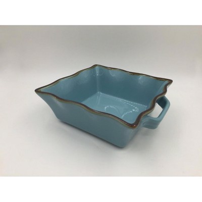 Cryspo Trio Πυρίμαχο Σκεύος Τετράγωνο 23εκ Πετρόλ Stoneware 3703074